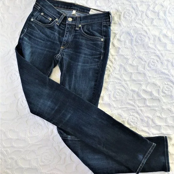 rag & bone Mid Rise Skinning Jeans - Picture 7 of 8